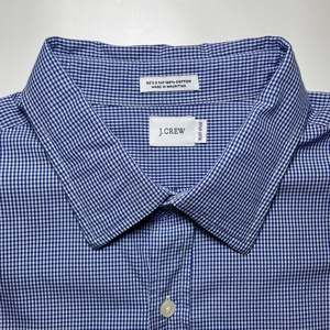 J.Crew mens blue woven shirt